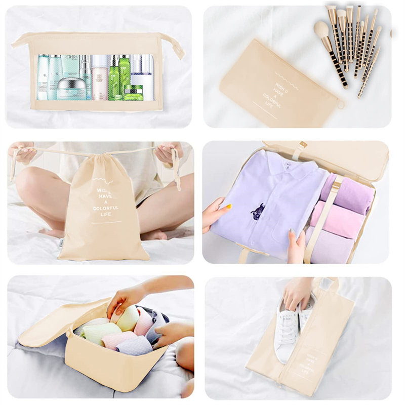 Rebrilliant Fabric Storage Bag, Beige