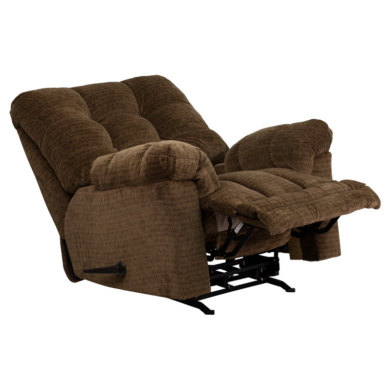 Upholstered Microfiber / Microsuede Recliner, Havanna