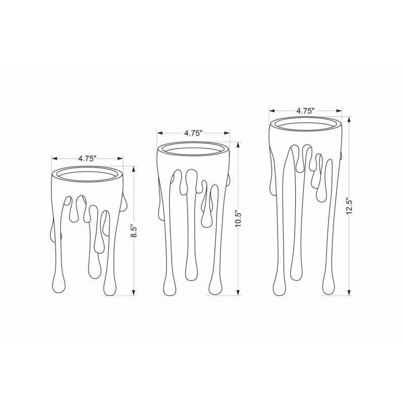 Castellana Candleholder, Silver