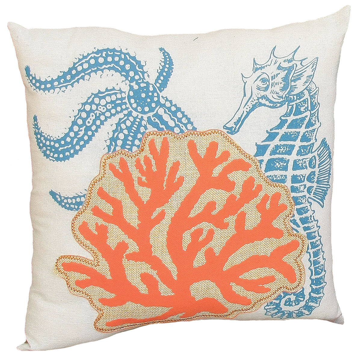 Decorative coastal shop pillows