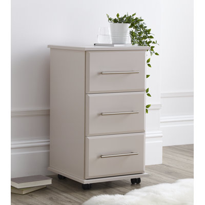 3 Drawer Bedside Table