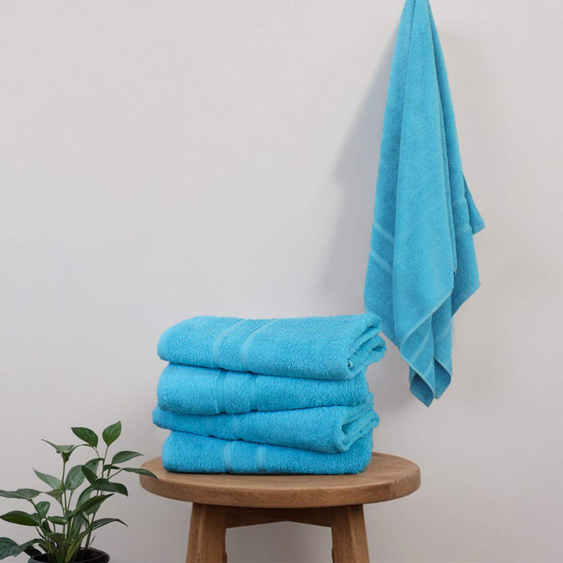 Maryori Cotton Bath Towels 70x140, Turquoise