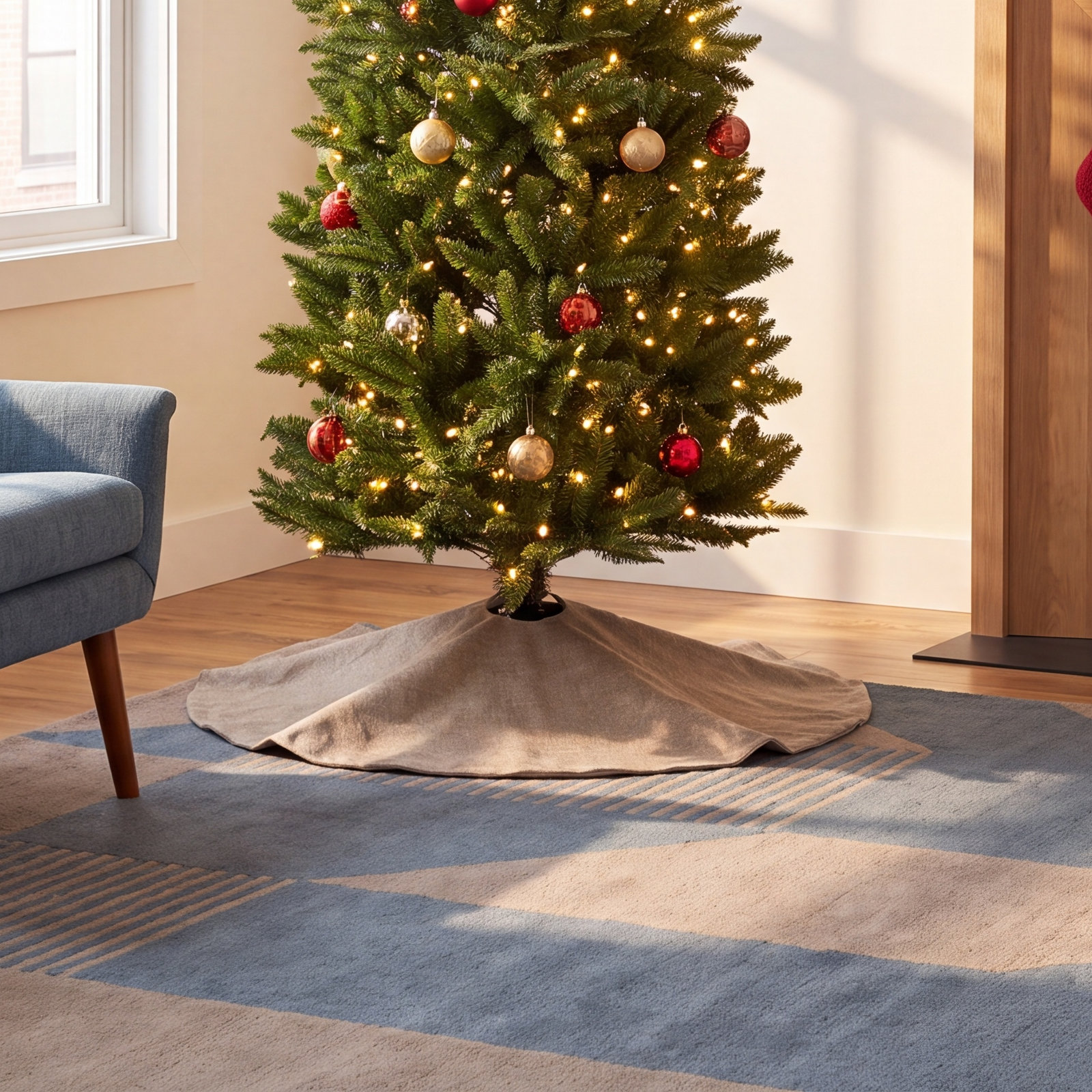 Artificial Live Tree Stand