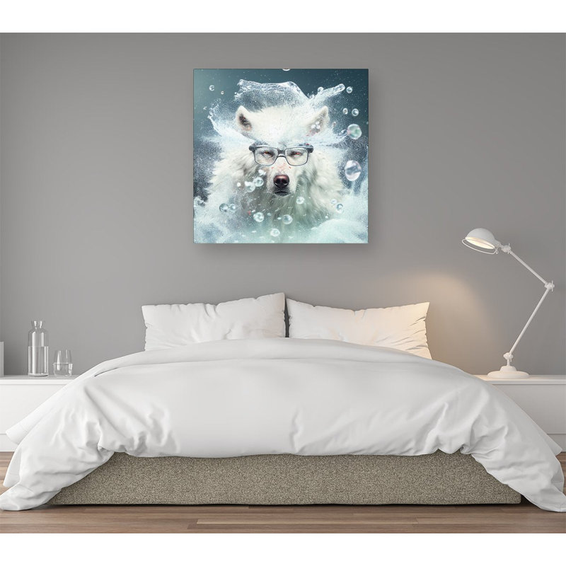White Wolf - Wrapped Canvas Print