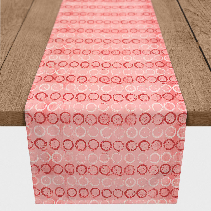 Chemin de table Corddaryl, P 16 po x L 90 po, Rouge