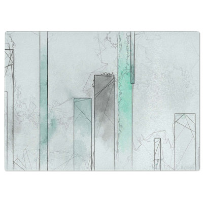 Tempered Glass Side Chopping Board