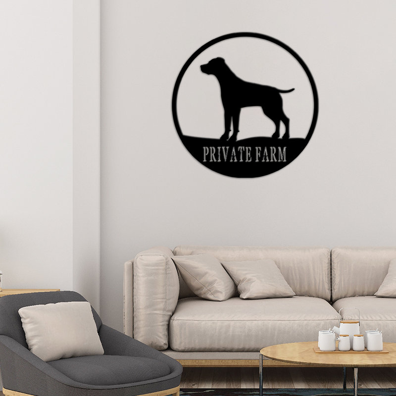 Enseigne monogramme personnalisée