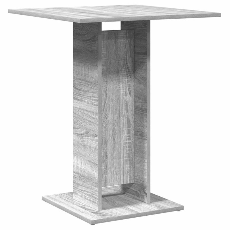 Table de salle à manger à piédestal 23,6 po Anamda, Gray Sonoma