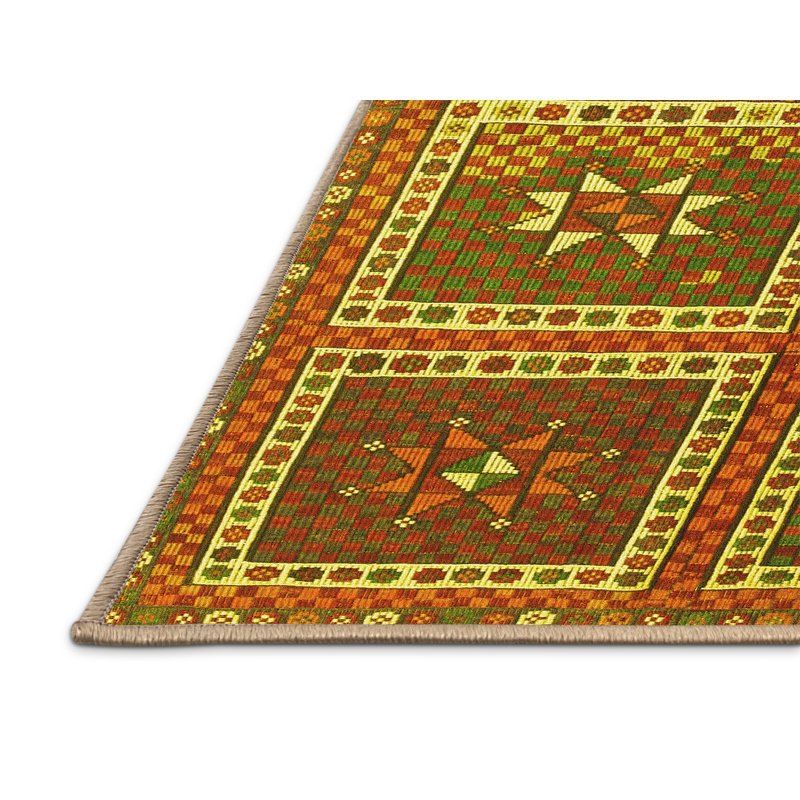 Performance Abstract Indoor Rug, Rectangle 8' x 10'