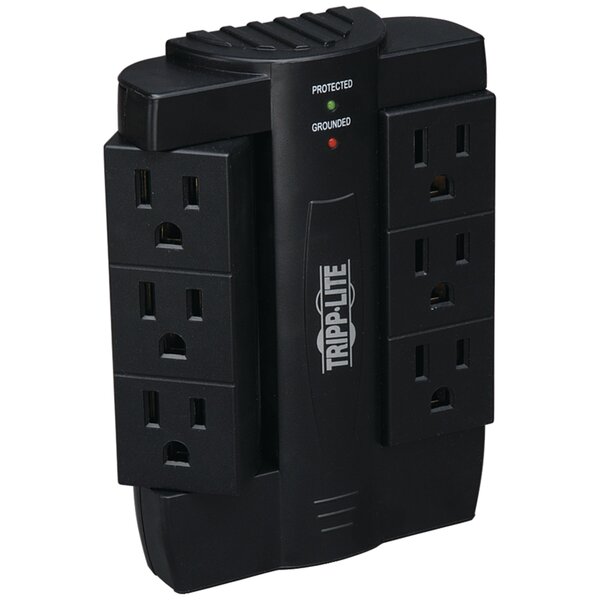 Power Strip Cube by WBM, 10A Surge Protector Wireless Charger