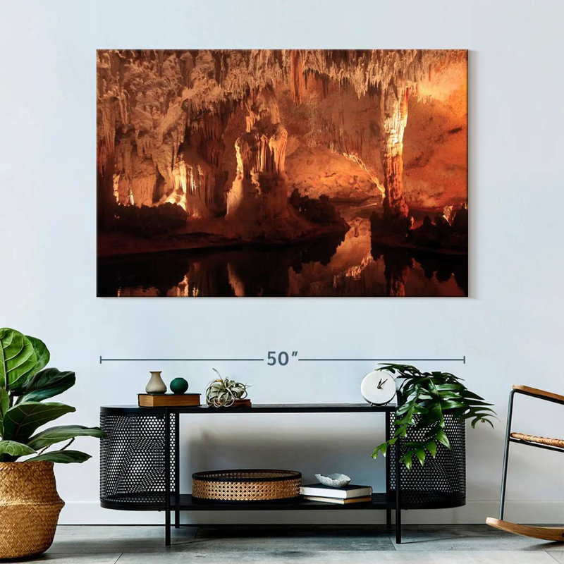 Dominican Republic Cave, 34" H x 51" W