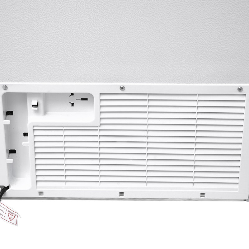White 5.4 Cubic Feet Commercial Chest Freezer with Adjustable Temperature