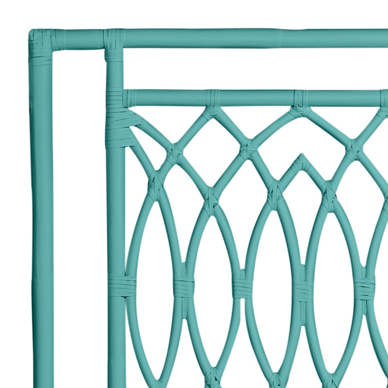 Beckham Open-Frame Headboard, Light Blue, Queen