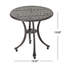 Table d'appoint d'extérieur en aluminium