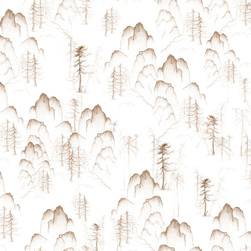 Tissu Appalaches, Brun
