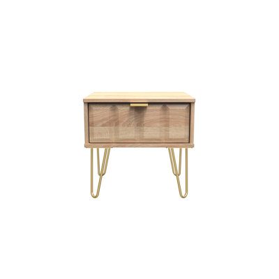 Baudi 45cm W Manufactured Wood Bedside Table