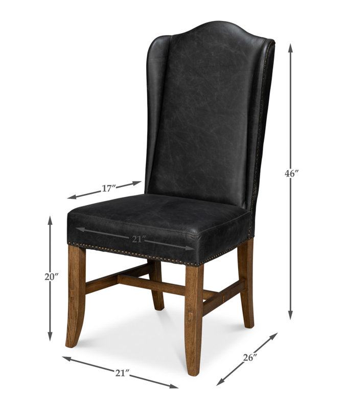 Chaise Mercado, Noir