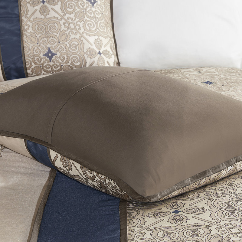 Édredon bleu marine - grand, tissu lavable à la machine grand avec rembourrage 100%, Marine