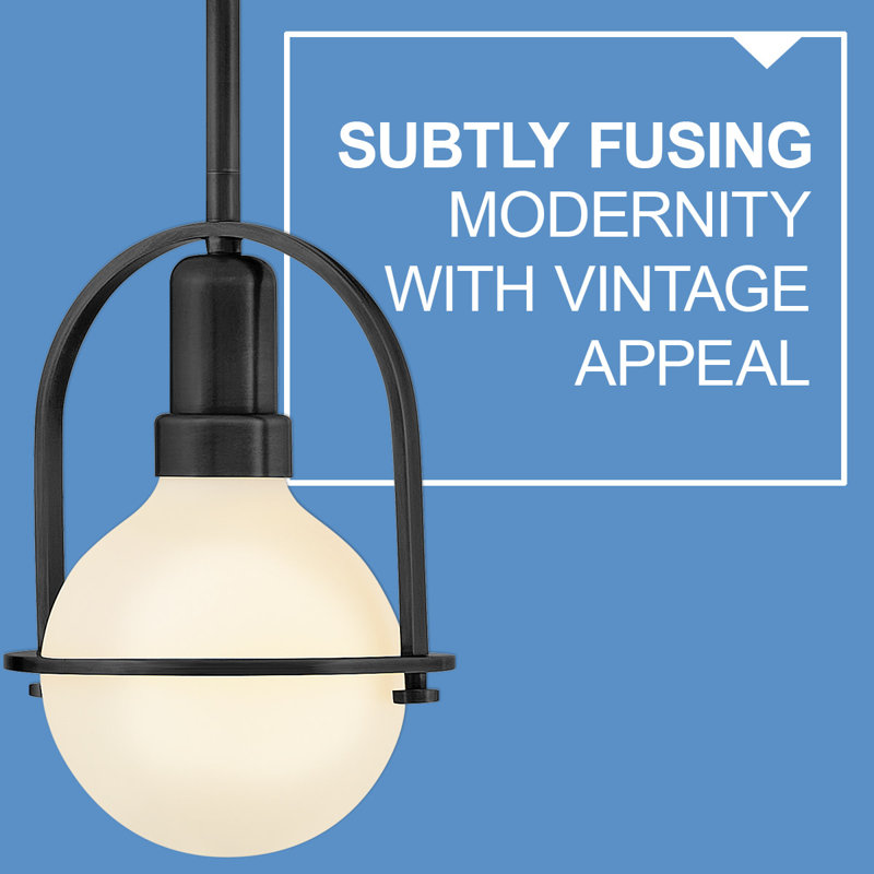 Somerset 1 - Light Semi Flush Mount, Black