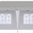 10X20FT Pop Up Gazebo, Sidewall For Outdoor Use With Carry Bag (White)