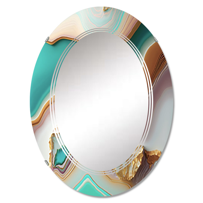 Witbert - Modern Wall Mirror Oval, 30 po x 20 po