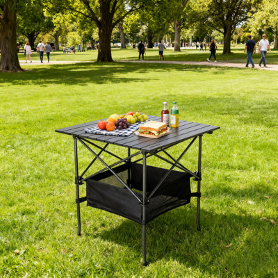 Table de camping pliante, table de pique-nique portable avec sac de transport, pour pique-niquer en plein air