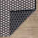 Dainty Diamond Navy/Ivory Handwoven Cotton Rug