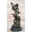 Sculpture en bronze d'inspiration Art Nouveau? Statue féminine élégante et fluide