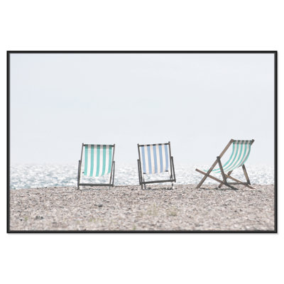 Adriatica Beach Chairs - Photograph Print