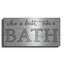 Trinx «When in Dououte Take a Bath» par Susie Boyer, art mural en métal,-1417005780