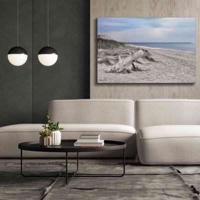'Outer Banks Beach' by Lori Deiter, Canvas Wall Art