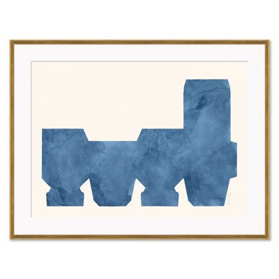 Blue Form II Print