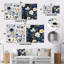 Hardman - Ensemble de 2 impressions murales florales en métal-102684217