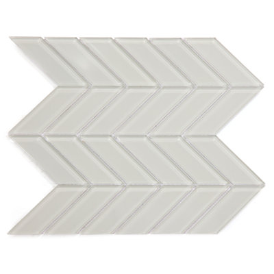 Carrelage mural mosaïque en verre 12 po x 12 po Art Deco