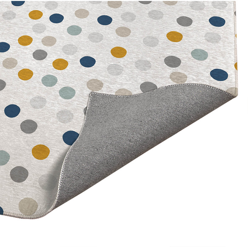 Tapis d'extérieur antidérapant Always Polka, Rectangulaire 3 pi x 5 pi