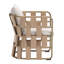 Venetta Metal Outdoor Dining Armchair with Cushion