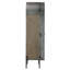 Ramses Aged Taupe Wine and Bar Cabinet with Glass Door and Storage