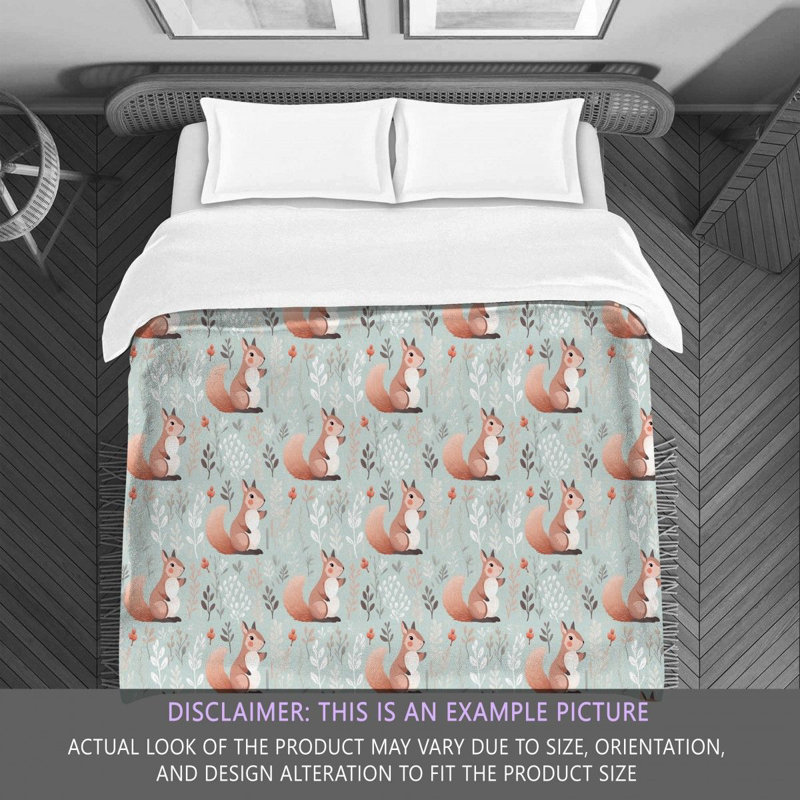 Squirrel Nature Bedding, King Comforter