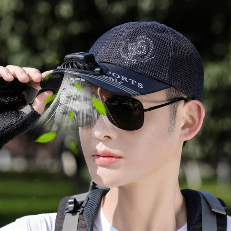Kondieu Summer New Respirant Mesh Hat, Navy
