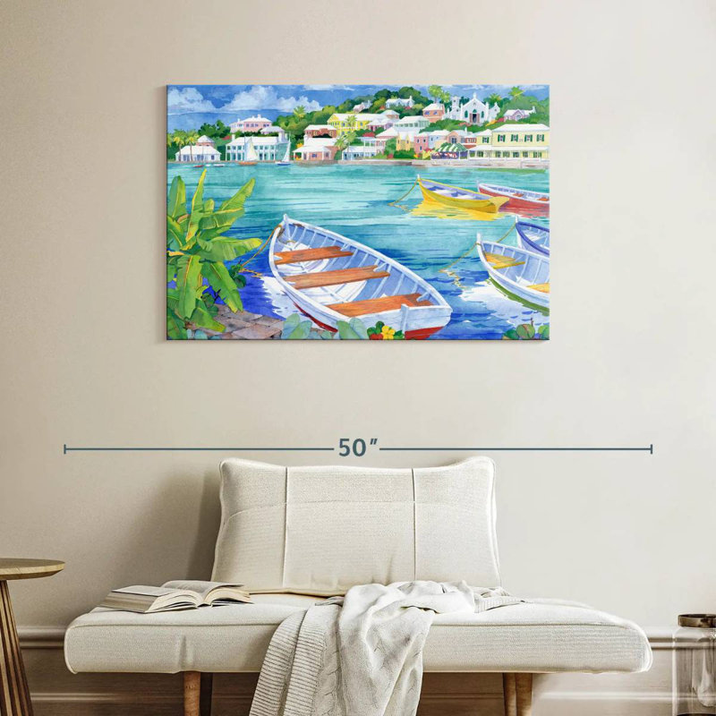 Mehar St. George Harbor, 26" H x 39" W