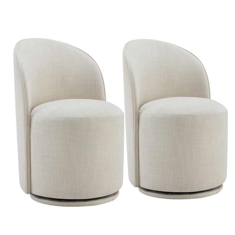 Chaise d'appoint rembourrée Sharlene, Lin Performance Effie