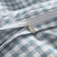 Ensemble de housse de couette 100% coton lavé à carreaux 3 pièces Nayoroom Gingham-114852061-114852060
