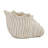 11.5X7x7" Sand And Cement Nautilus Shell Planter With Textured Beige Finish
