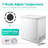 5 Cubic Feet Chest Freezer with Adjustable Temperature Controls-51100100