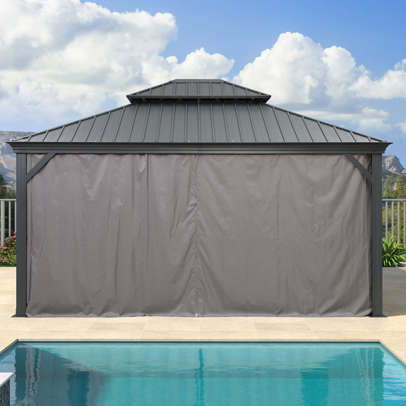4.5m x 4m Aluminum Patio Gazebo