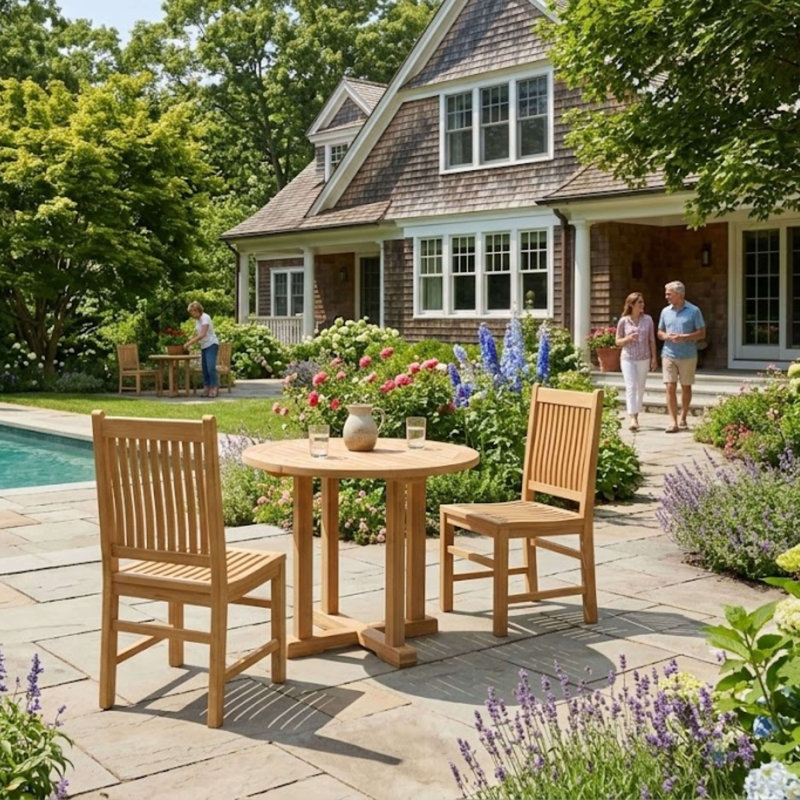 Montage Saratoga 3 Piece Teak Dining Set