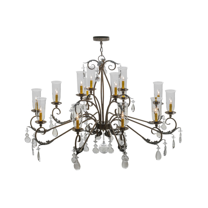 Lustre classic de style bougie 14 lumières Lyndell