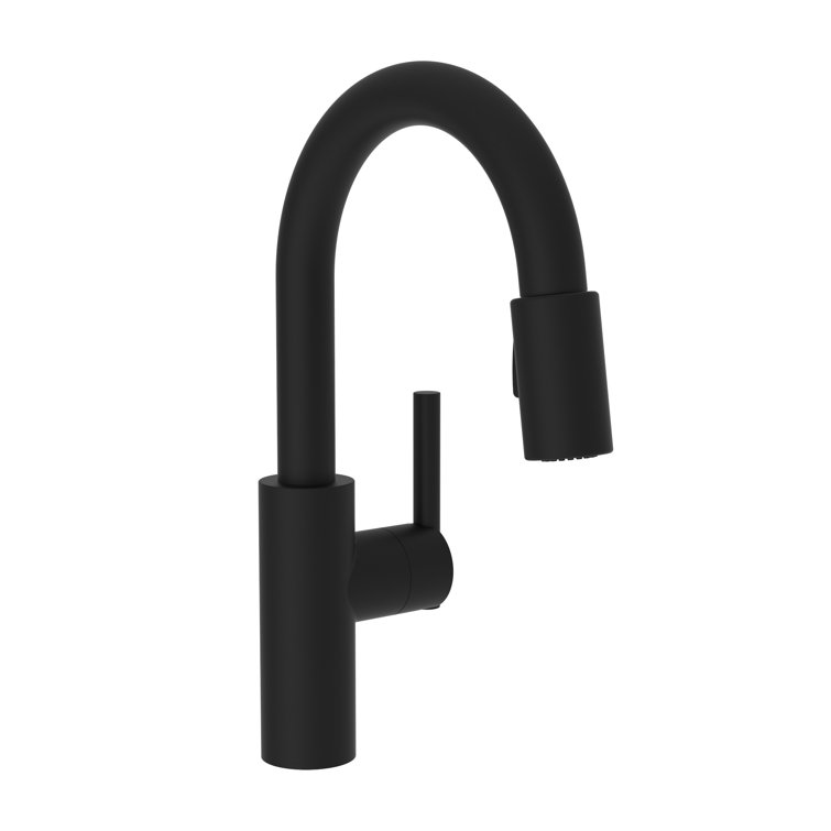 East Linear Single Handle Pull Down Bar Faucet