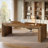 78.7" Extra Long Computer Desk, Large Solid Wood Executive Desk