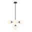 Luminaire suspendu moderne à 5 lumières Spoutnik